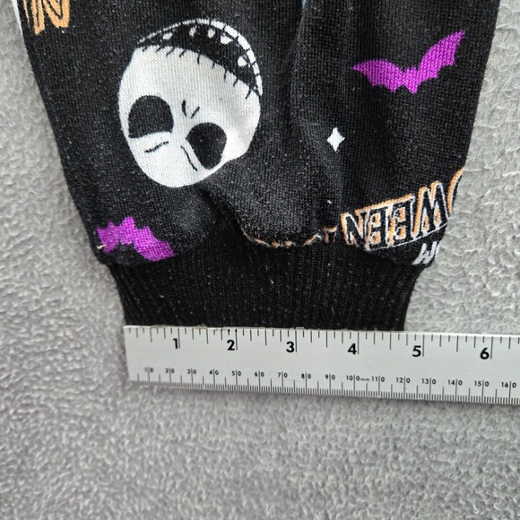 Disney Women Sleepwear Large Black Nightmare Before Christmas Pajama Pant Jogger - Picture 6 of 13